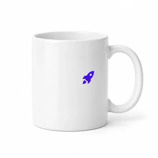 Rocket Mug in white