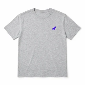 Rocket Tee in heather grey