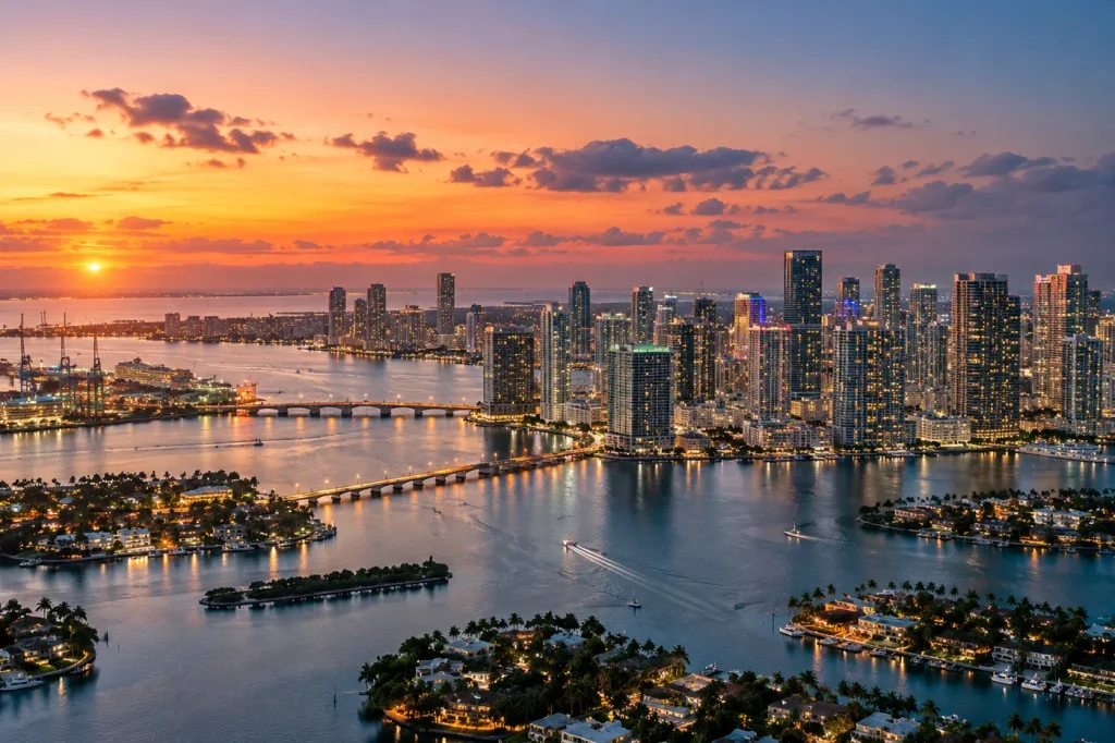 What Miami luxury prices did this quarter, by neighborhood