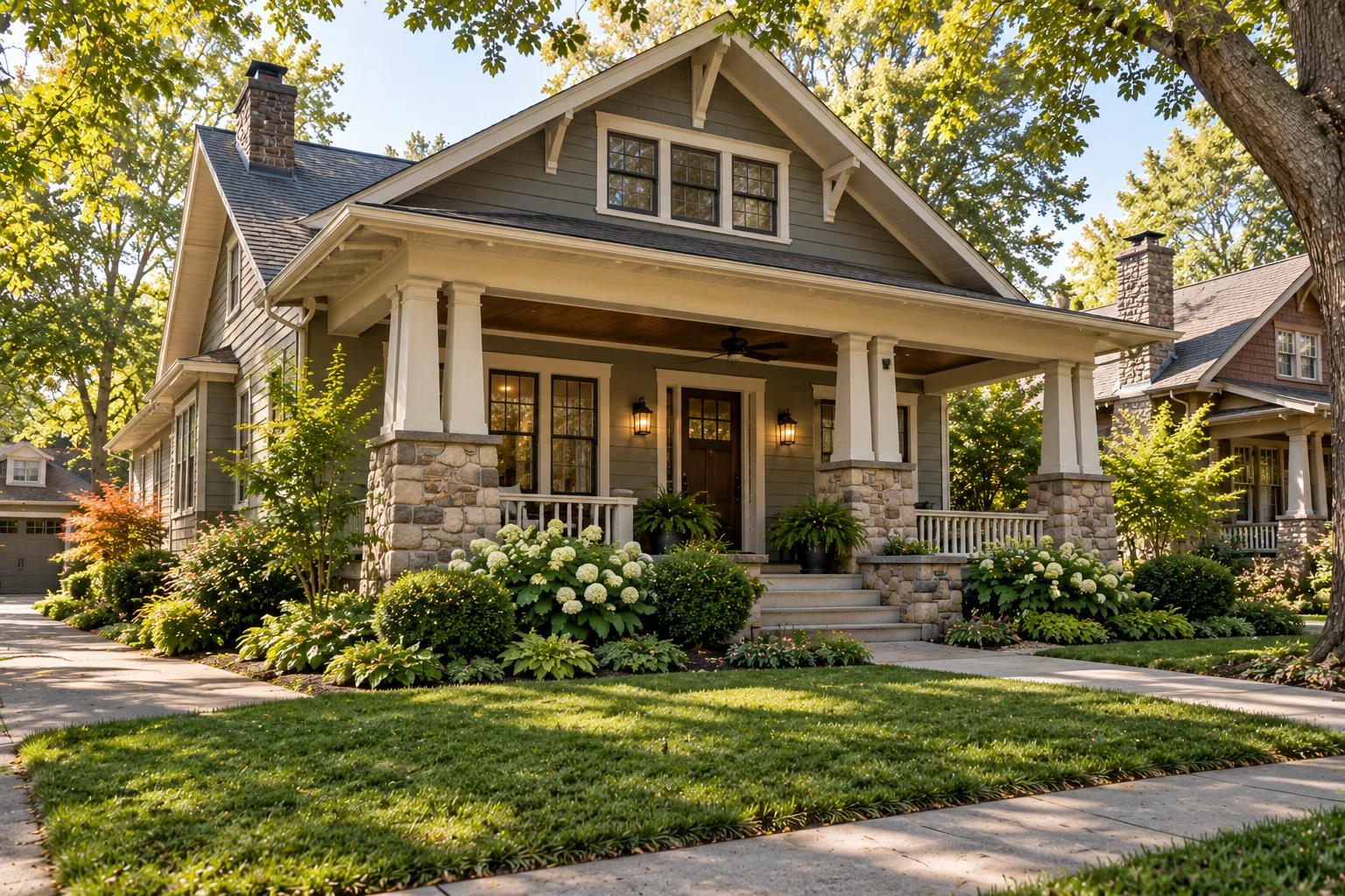 A craftsman bungalow