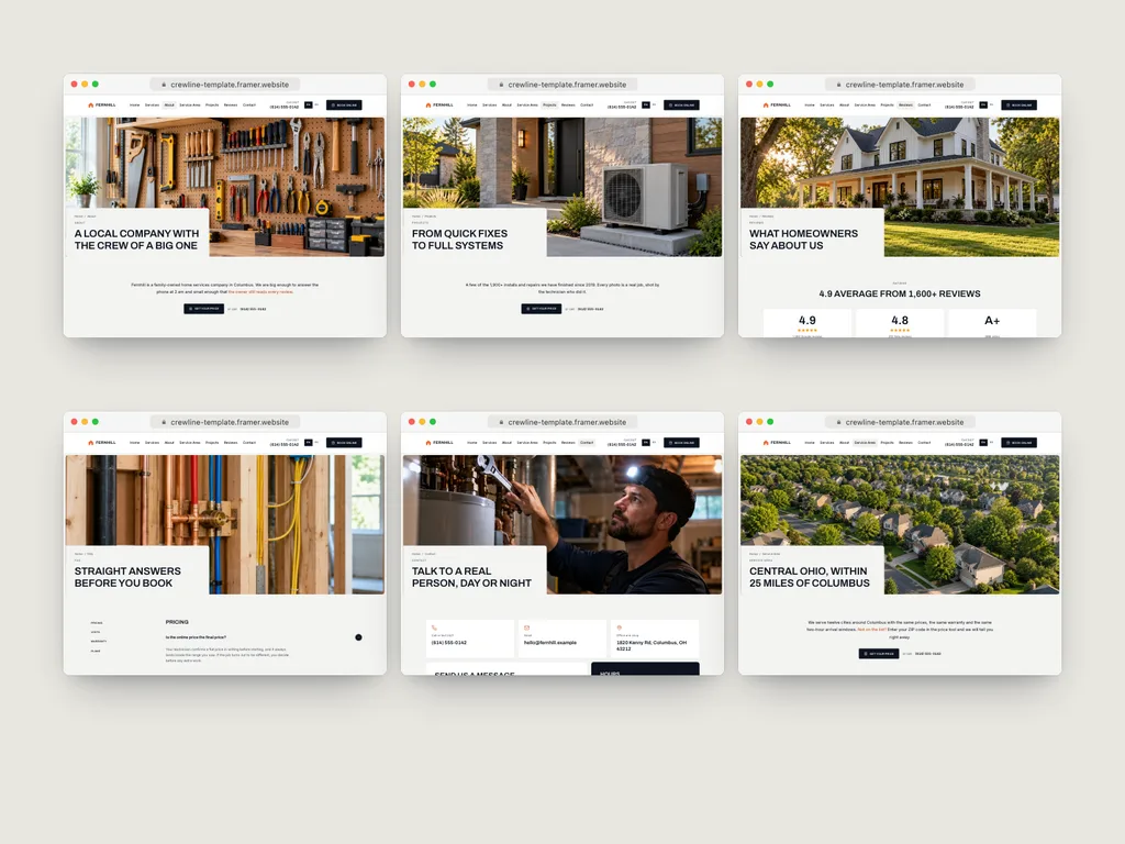 14 page templates